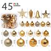 Christmas Balls Ornaments Hanging Decorative Bauble Shatterproof Tree for Wedding
