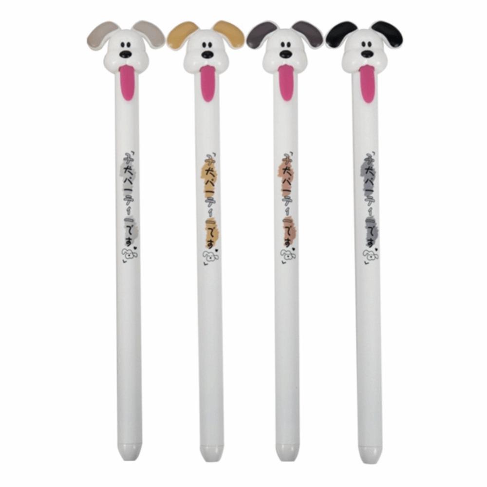 Quick-Drying Writing Pens Cat and Dog Stationery Pens Fun Writing Gel Pens Children Gift