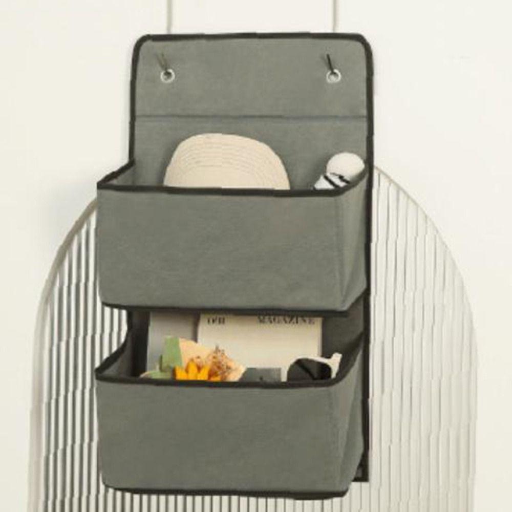 Foldable Door Storage Hanging Bag Non-woven Fabric Debris Storage Hanging Bag  Dormitory
