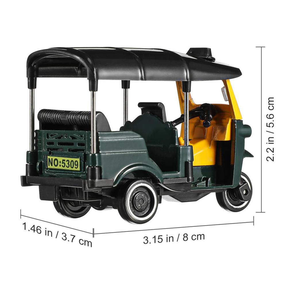Alasum Model Tricycle Miniature Classic Car Decorative Birthday Christmas Gift Car, Toy, Children's Ornament, Figurine, Gift,