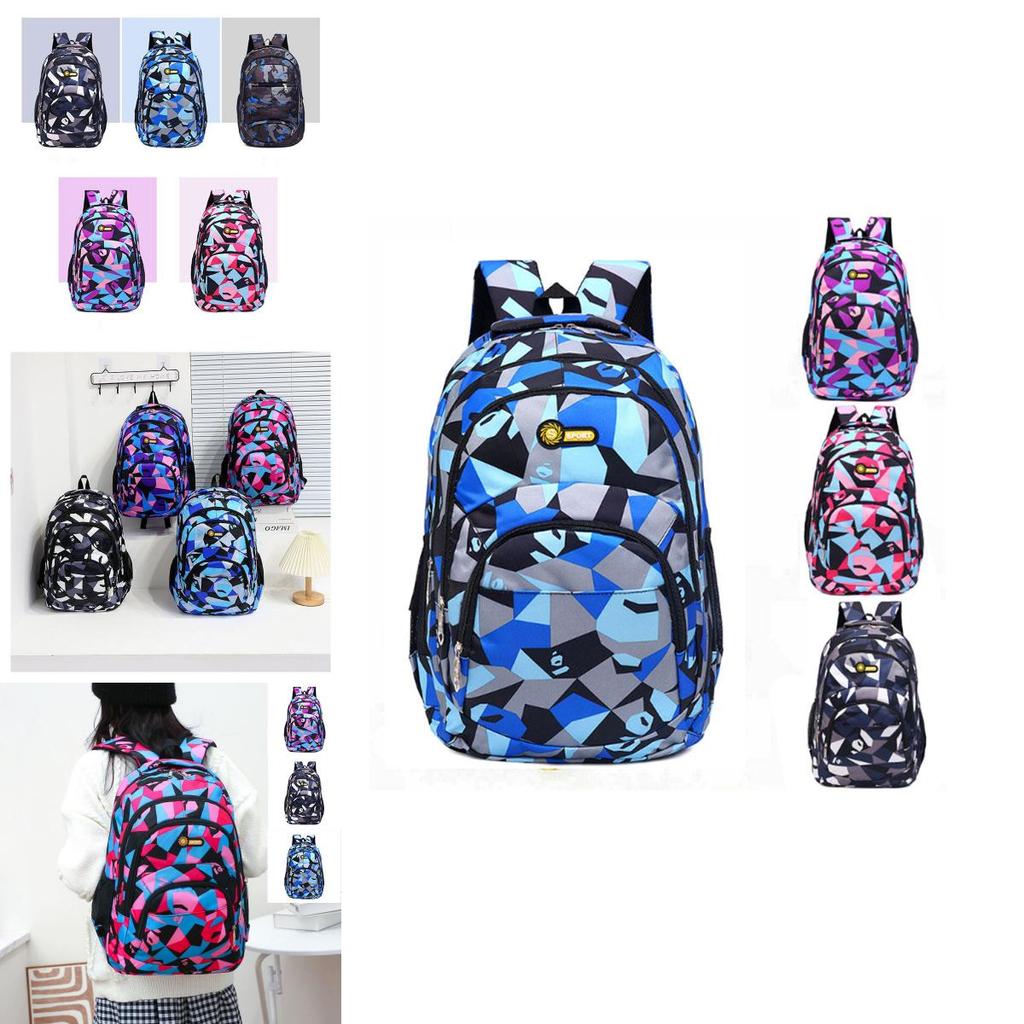 Zaino Tattico Camouflage alla Moda per Uomo e Donna Elegante Borsa da Viaggio per Studenti Capacità 20-35l