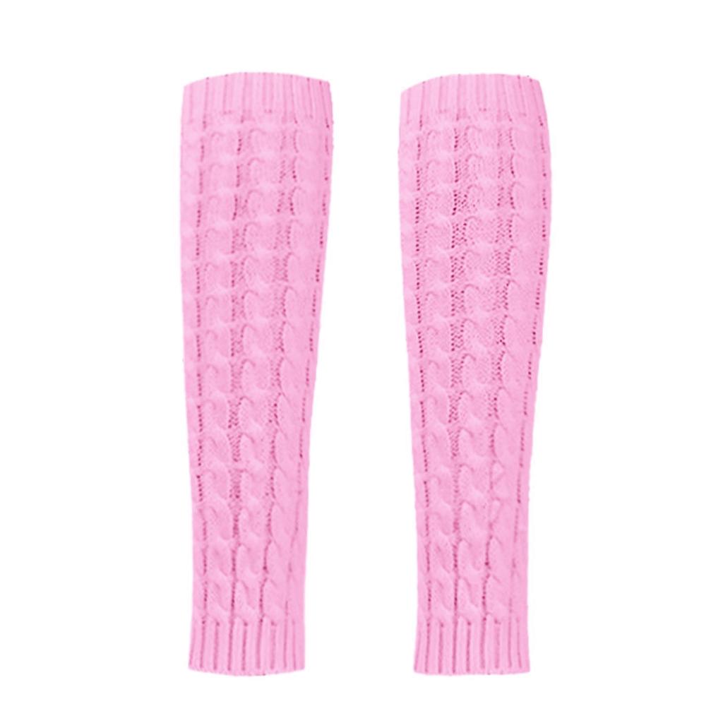 Fashion Women Winter Warm Leg Warmers Knitted Crochet Long Socks