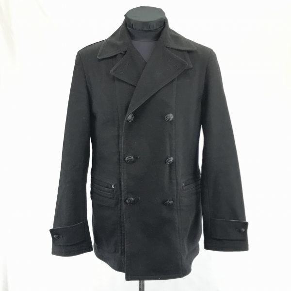 

Ralph Lauren Шерстяное двубортное пальто с логотипом, пуговицы, боковые карманы, черное, M(ИСПОЛЬЗОВАЛ)