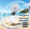 Rechargeable Long-Lasting Handheld & Neck-Hanging Mini Fan for Desktop, Office, Dormitory, or Outdoor Use