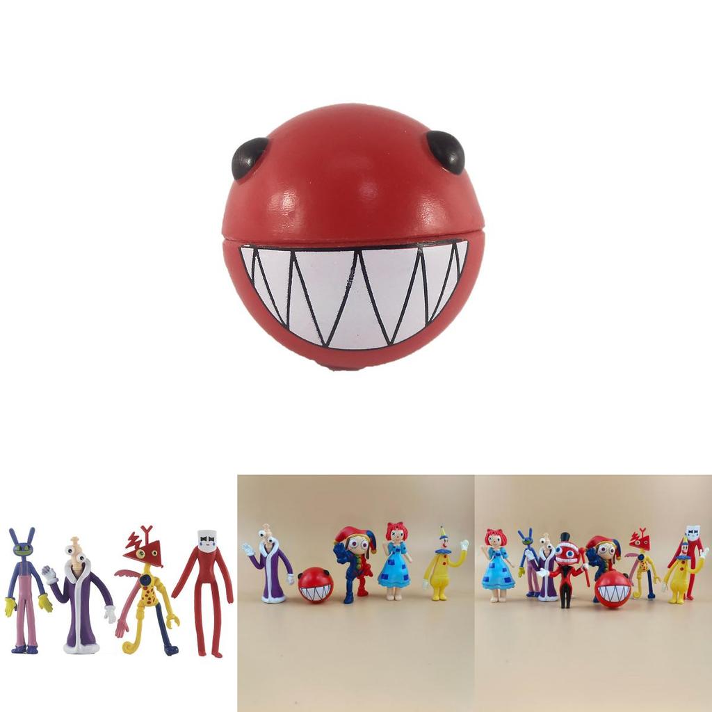 Colorful Pvc Cartoon Model Figures Of Magical Number Circus For Trendy Car Decoration