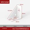 Triangular Furniture Connector: Heavy-Duty Corner Bracket for Cabinets and Beds