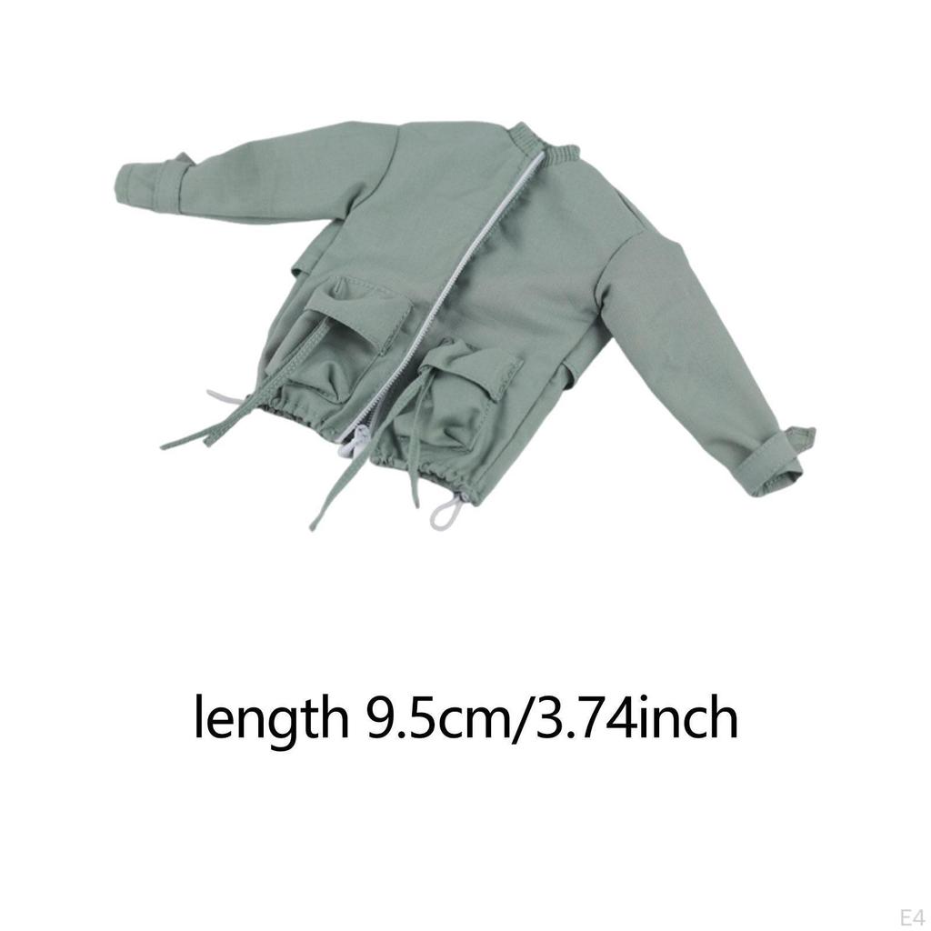 1/6 Female Action Figure Jacket Dress Up Photo Prop Easy To Wear Trendy Doll Costume Accessories