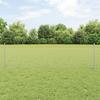 VidaXL Fence Posts 11 Pcs U-Channel 60 Cm Galvanized Steel 3337024