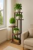 Suport Metalic pe Picioare pentru Flori Stil Loft Raft pentru Plante 106 Cm [Kwietnik1]
