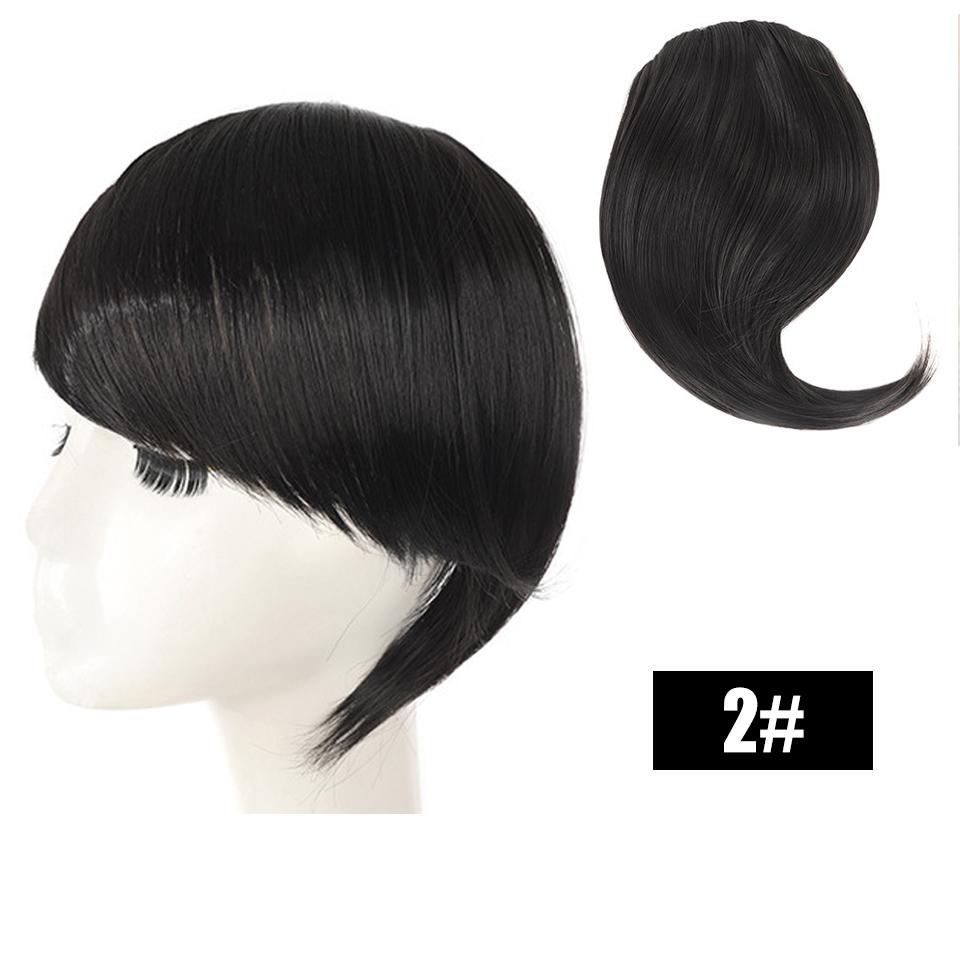 WTB Partial Bangs Wig Synthetic Wig Female Bangs Partial Lengthening Bangs Fake Bangs Two Cards Seamless Wig Piece