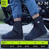 1Pair Rain Boot Shoe Cover Black Waterproof Reflective High Top Reusable Motorcycle Cycling Bike Clear Wear Shoes Dust Covers
