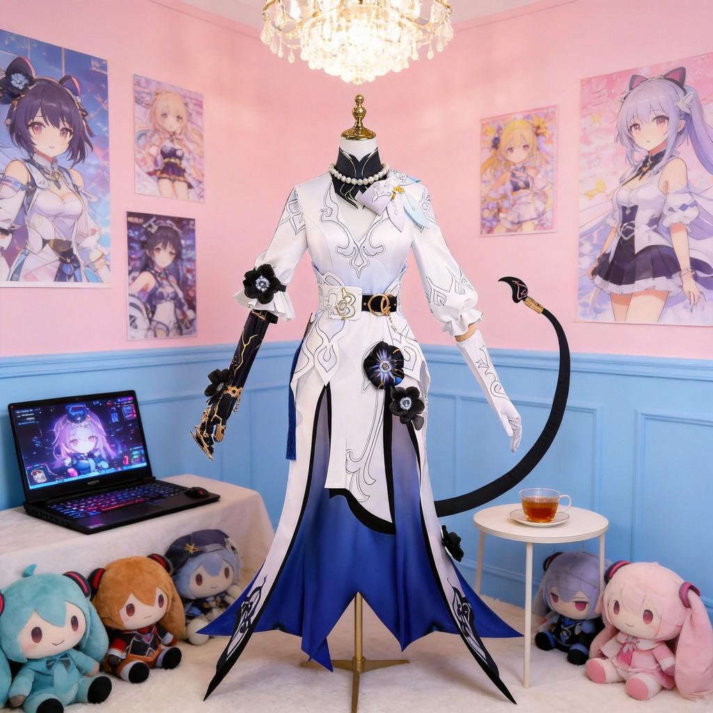 Honkai Star Rail Cosplay Attire With Breathable Fabric For Conventions