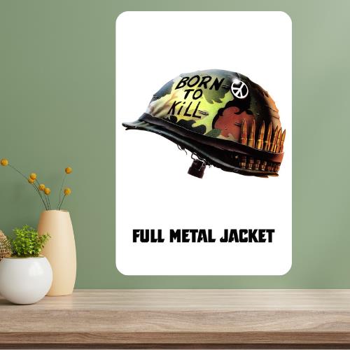 Full Metal Jacket Classic Movie Poster Sign 20x30cm(7.8x11.8inch)