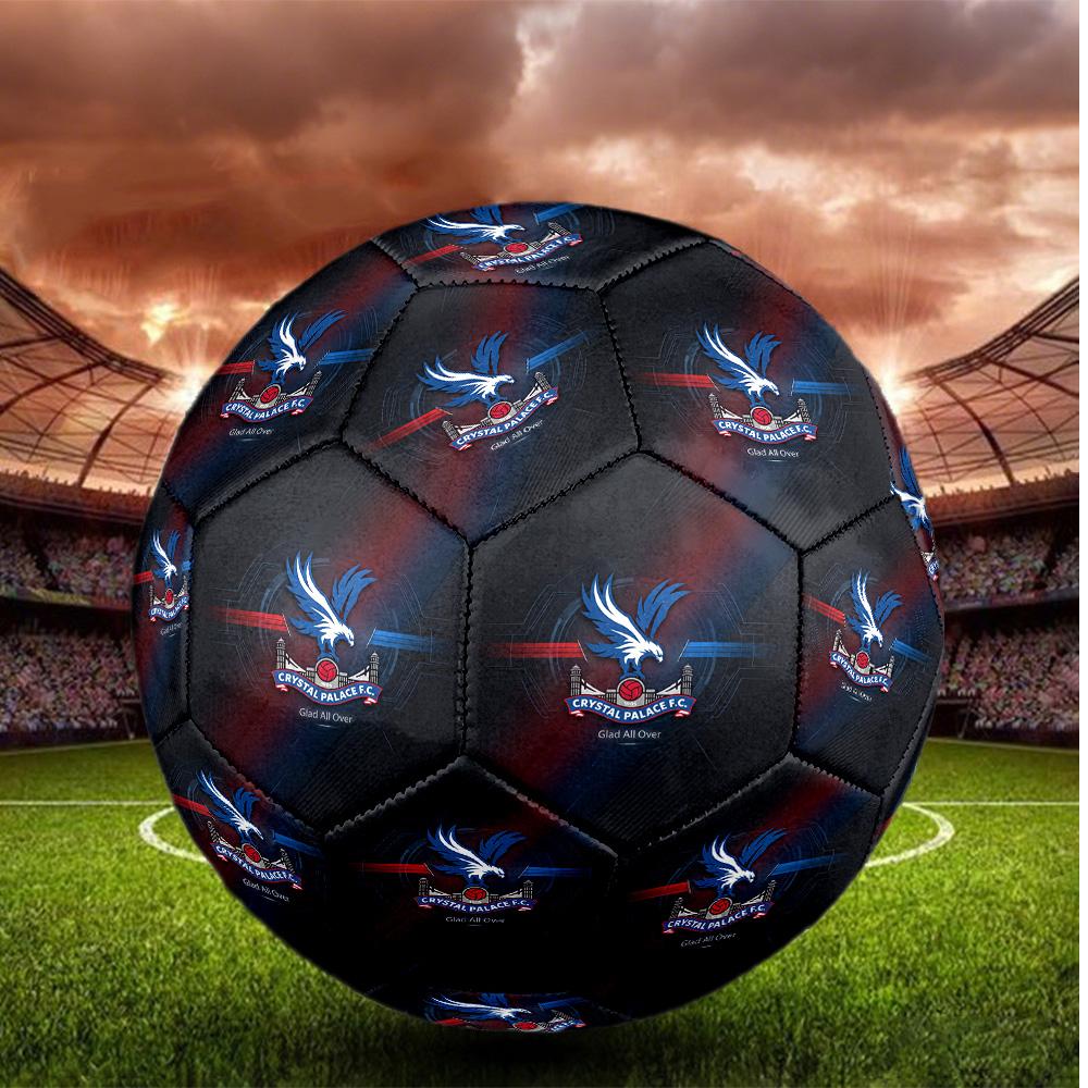 Crystal Palace Size 5 Football High Elastic Soccer Ball For Outdoor Competition Daily Training Play