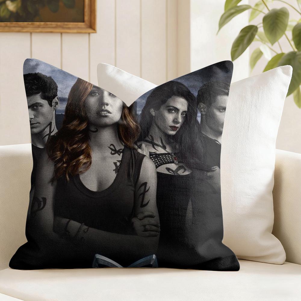 Drama SShadowhunters Cushion Cover Natural Linen Double Sided Print Throw Pillow Case for Sofa Couch Home Decor