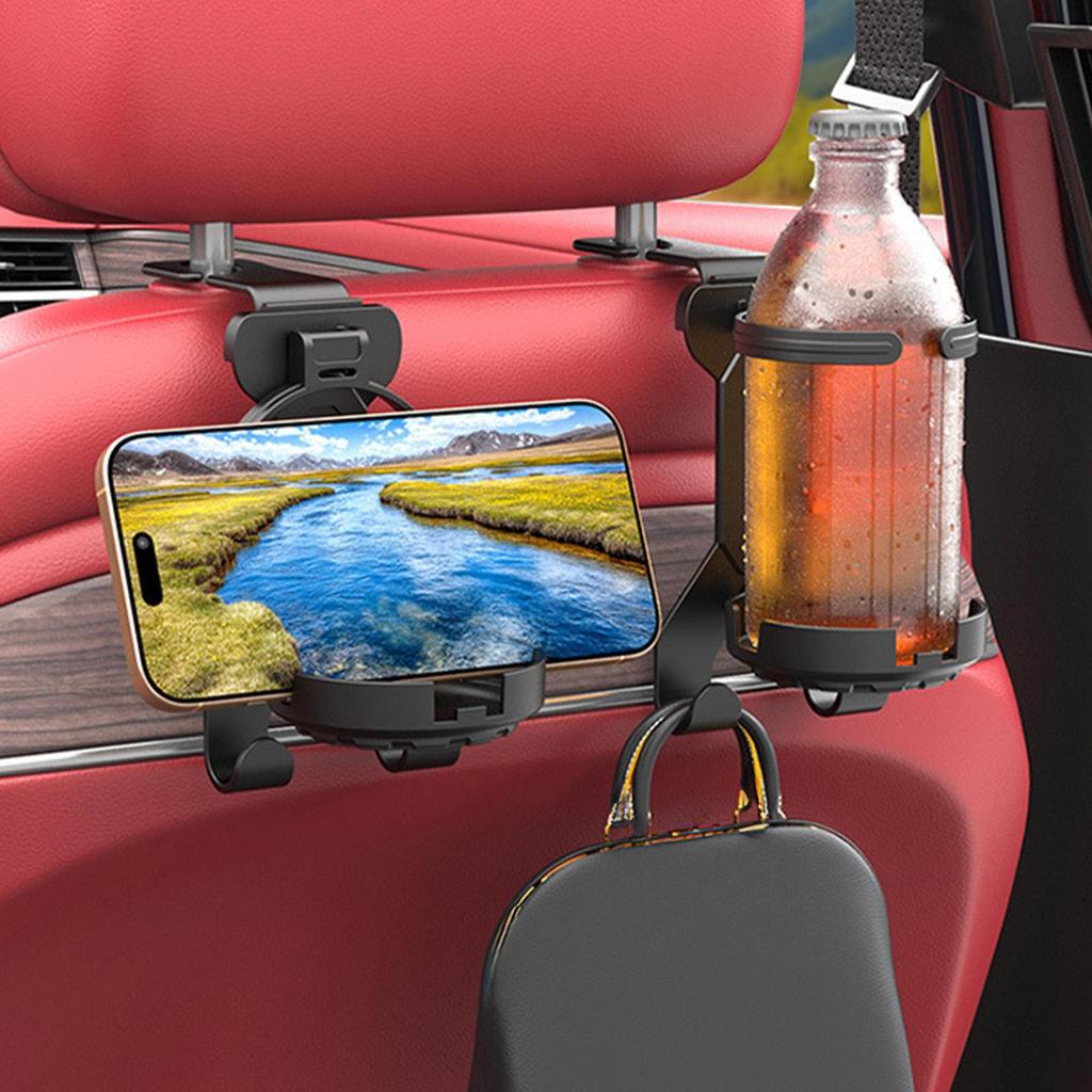 For Most Cars On The Market Backseat Cup Holder For Car Automotive Storage Car Back Seat Cup Holder Headrest Hook For Travel