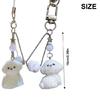 Charm Dog Themed Phone Charm Portable Keyring Decorations Dog Key Holder Hanging Ornament Suitable for Everyday Use