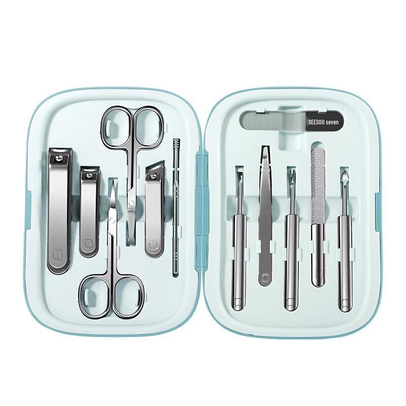 SEESOO Dazzling Magic Cube 12-Piece Nail Clipper Set