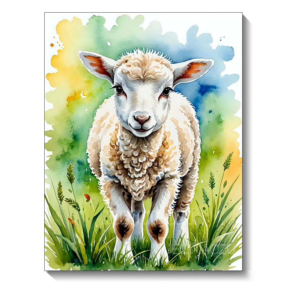 Watercolor Animal Series Diamond Painting Decoration Diy Full Rhinestone Eagle Raccoon Mosaic Cross Stitch Kit Gift