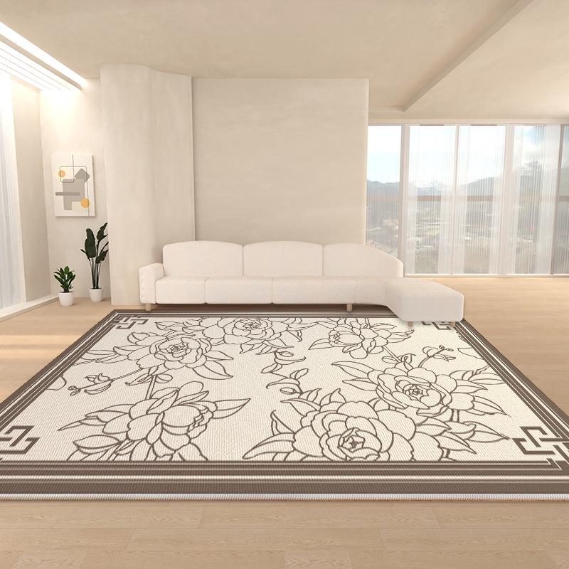 

Ковер из толстого петлевого бархата во французском средневековом стиле с нескользящей хлопковой основой для гостиной или спальни. 140x200 cm