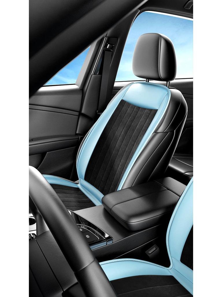 Graphene Heated Car Seat Cushion, 12V/24V Plush Winter Warm Pad, Universal Fit