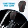 ACROPIX Gear Shift Knob Automatic Transmission Lever Compatible with Honda Civic 10th Gen PU Black with Red Line Cover, Trim, (2016-2021), Leather,