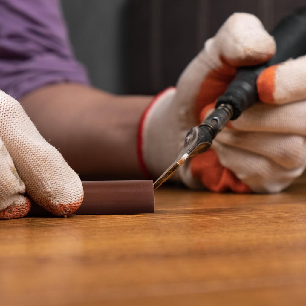 2Pcs Wood Wax Furniture Repair Marker Pen for Wood Scratch Repair Floor Door Table Restoration Stick Filler