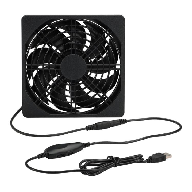 

12cm 5V 0.2A USB Cooling Fan 2000RPM Adjustable Speed Cooling Fan for Home and Office Ventilation Needs 1