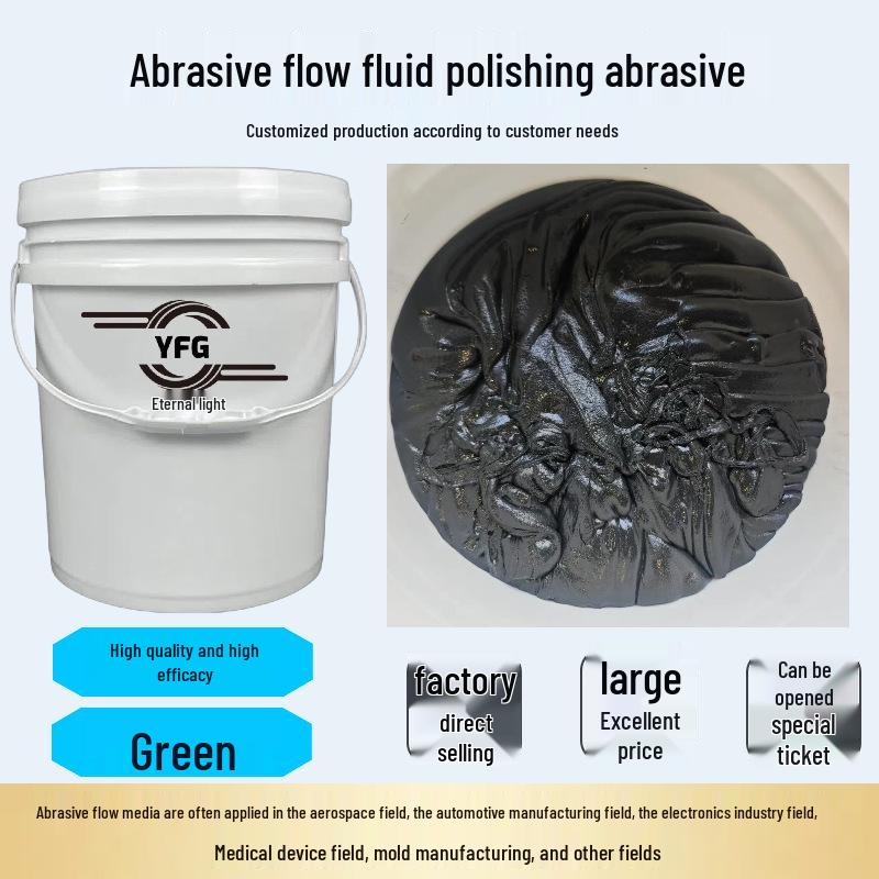 High Molecular Weight Fluid Polishing Paste for Inner Hole Deburring and Elastic Abrasive Flow