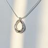 Simple Fashion Irregular Water Droplet Oval Pendant Necklace for Women Trendy Clavicle Choker Friendship Jewelry Accessories