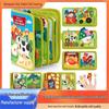 Cross-Border Children's Activity Felt Book: Early Learning DIY Animal Farm Puzzle and Busy Book