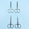Stainless Steel Eyebrow Scissors & Nose Hair Clippers with Double Eyelid Tape