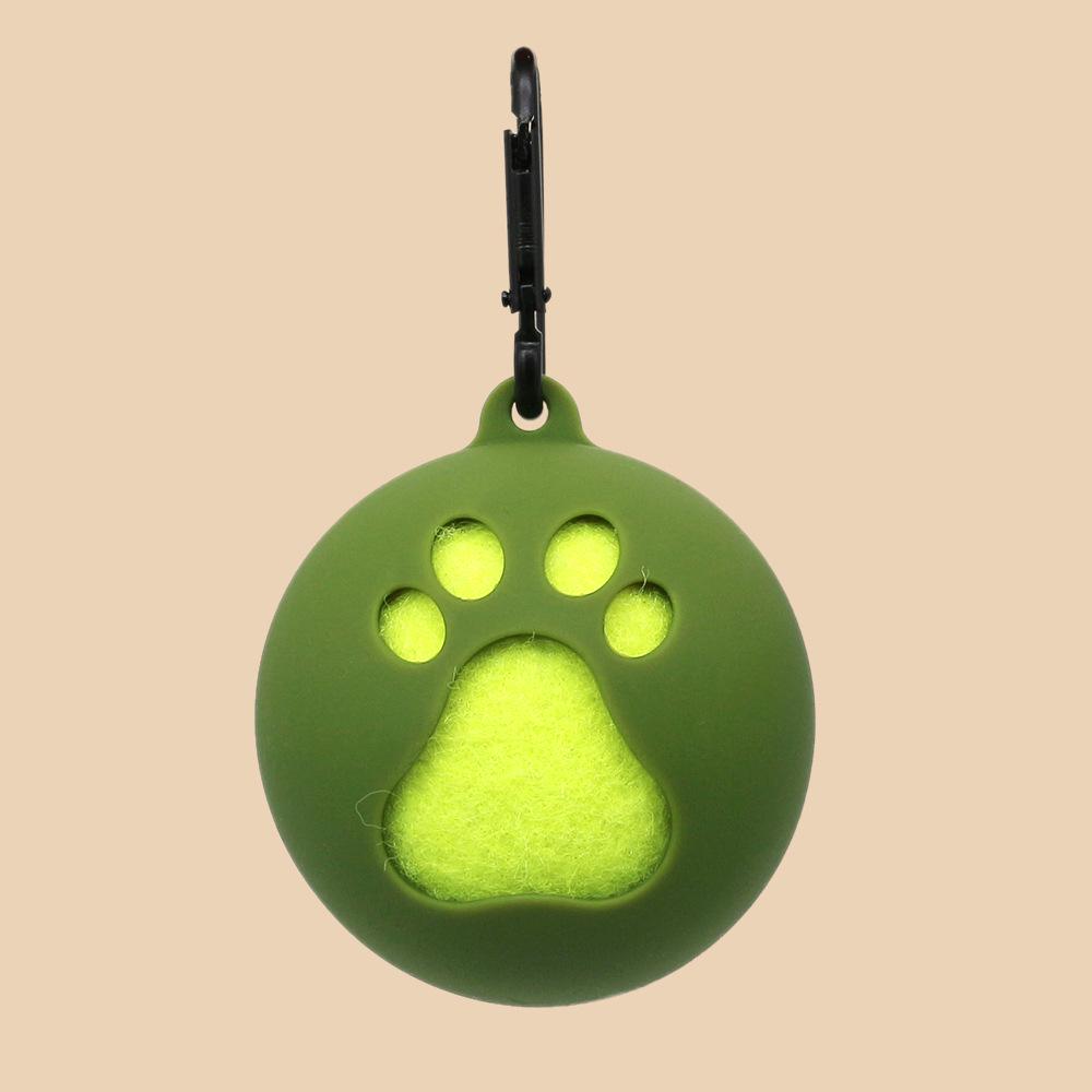 2023 Portable Hands-Free Dog Walking Tennis Ball Toy & Holder