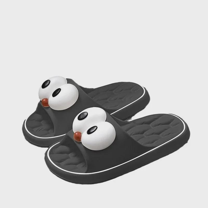 Papuci de casă pentru bărbați, stil coreean, cu talpă groasă: Papuci de casă la modă, versatili, confortabili, antiderapanți, casual, pentru vară.