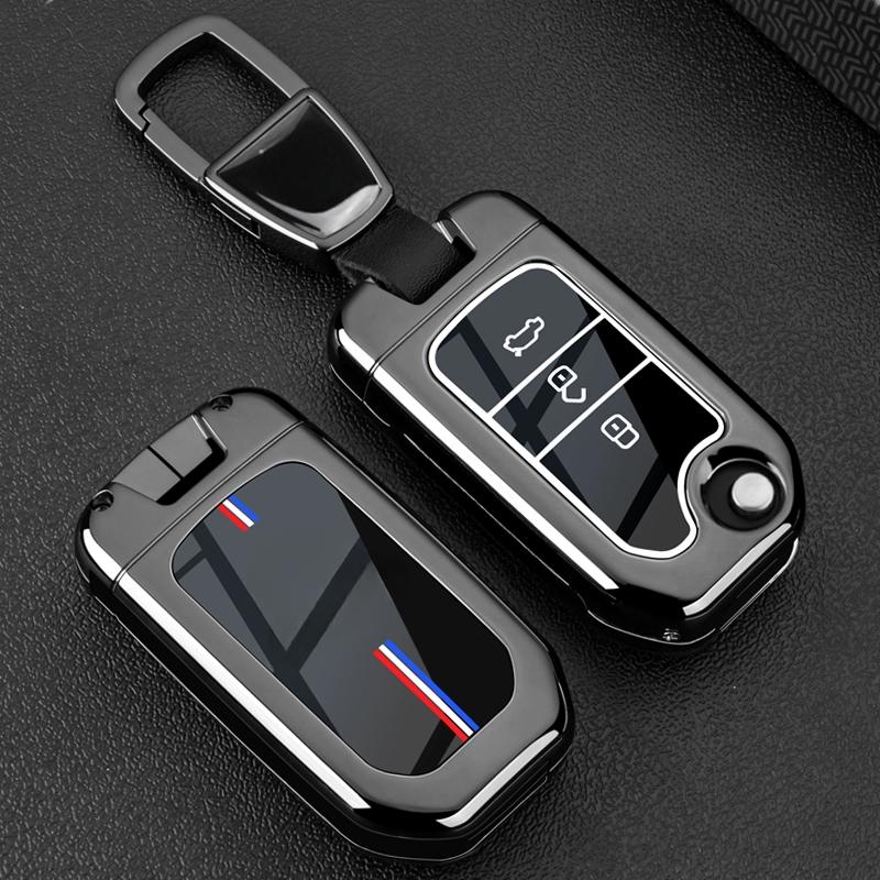 AAALI1 Car Key Fob Pocket Cover Case For Honda CBE CR-V HR-V Accord Jade Crider Odyssey 2015- 2018 Remote Protector Accessories