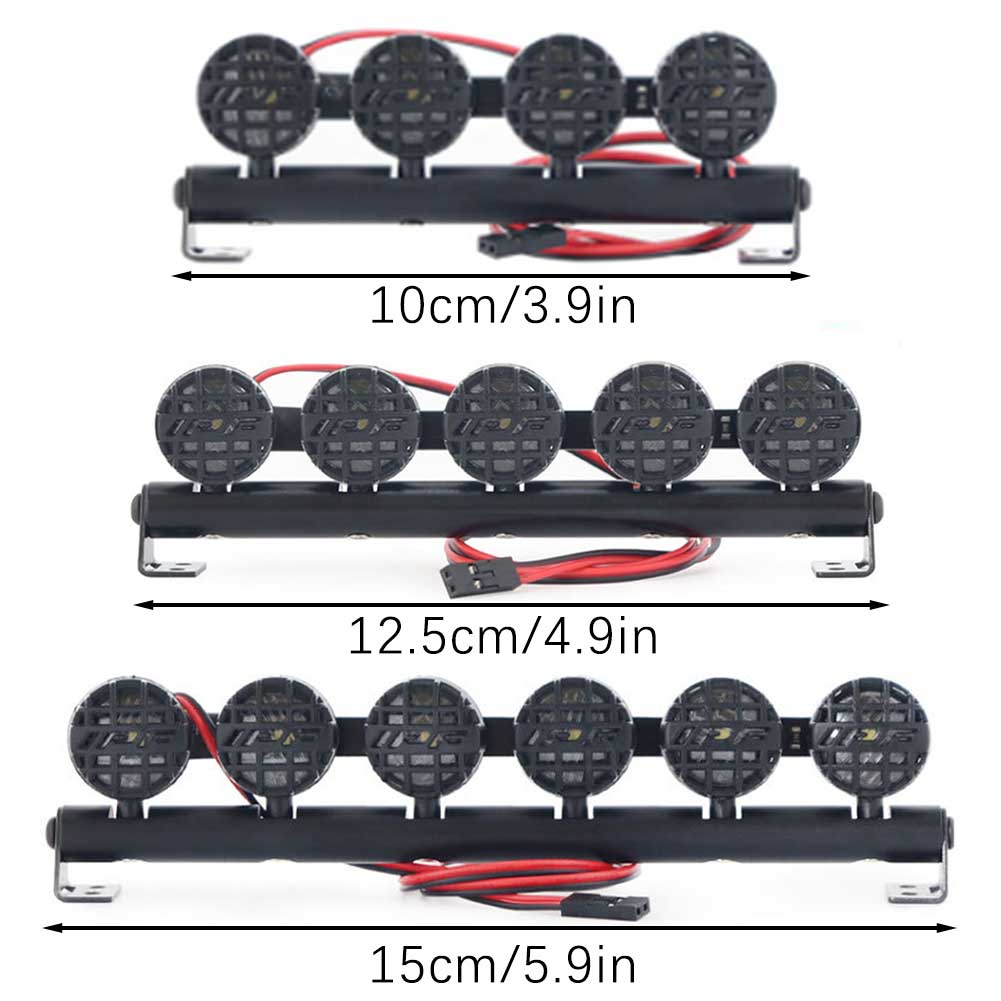 RC-LIght Bar For Remote Cars Energy Saving Crawler Truck RC-Car Roofs Light Remote Control Truck Accessories