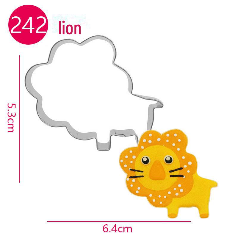 

Набор форм для печенья и помадки из нержавеющей стали - дизайны слона и жирафа