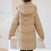 Fashion Winter Woman Long Parkas Hooded Loose Thick Warm Jackets Women's Coats