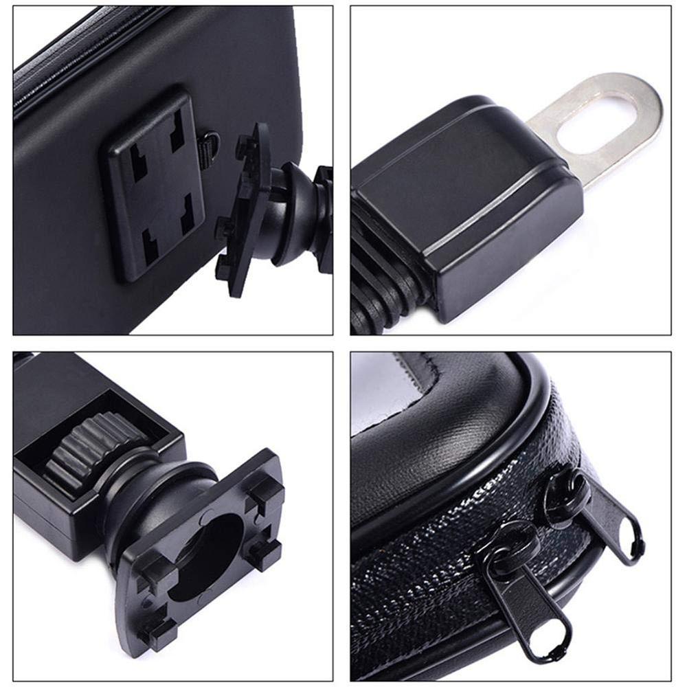 Motorcycle Telephone Holder Support Moto Bicycle Rear View Mirror Stand Mount Waterproof Scooter Motorbike Phone Bag for Samsung 5