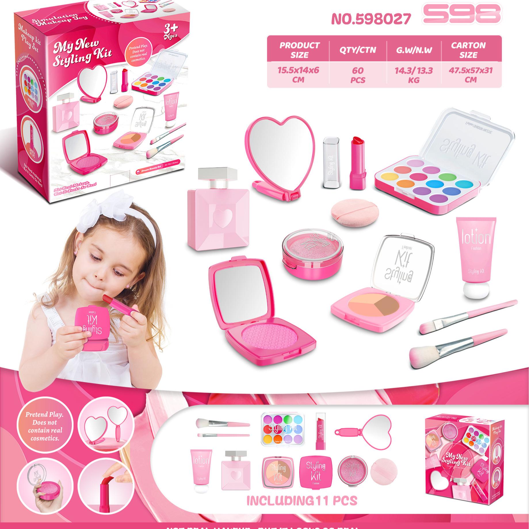 

Carefully Chosen Unpainted Children s Playhouse Simulation Makeup Set for Little Girls