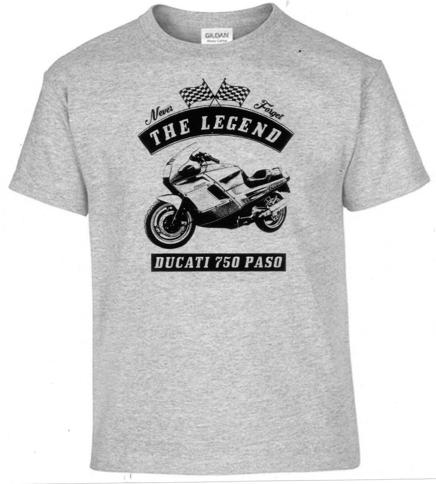 

T-Shirt Ducati 750 Paso Motorcycle Bike Vintage Classic Cars Show Original Title