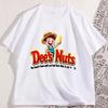 Love Dees Nuts Printed T Shirt Causal Fashion Printed Cotton Tshirt Round Neck Short Sleeve Tee Oversized Tshirt Clothing Tops