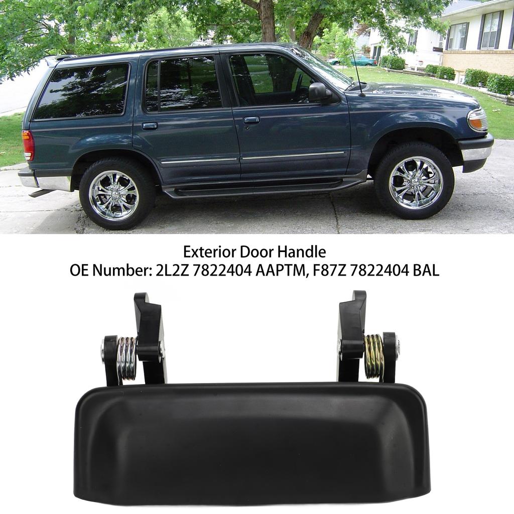 Exterior Door Handle 2L2Z 7822404 AAPTM Rugged Outside Outer Door Handle Replacement for Explorer Sport Trac