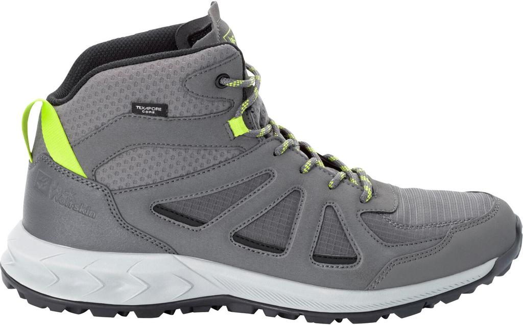 Hiking Shoes Jack Wolfskin Woodland 2 Texapore Mid (4051261) Pebble Grey