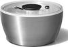 OXO Stainless Steel Salad Spinner 26.8 Cm Easy Vegetable Drainer Dishwasher Safe for 4 or More People