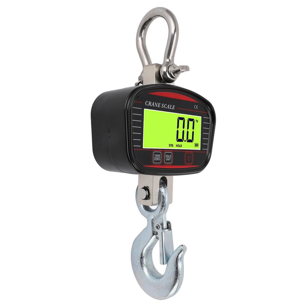 Black Industrial Crane Scale 2000kg High Accuracy Heavy Duty Digital Hanging Scale with Remote Control for Farm Industry