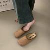 Niche retro flat-bottomed half-slippers casual shoes single shoes spring and summer women's shoes