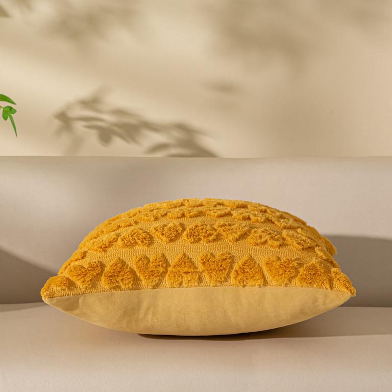 Cozy Autumn & Winter Plush Pillow - Modern Simple Design for Sofa or Living Room