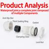 10/50/100Pcs Cable and Wire Waterproof Joint M-type M8 M10 M12 M14 M16 M20 M22 M24 M27 M30 M32 White Nylon Plastic Connector