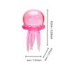 New Cartoon Squishy Sensory Squeeze Jellyfish Toy Glitter Filled Portable Handheld Stress Relief Desktop Relaxation Doll Gifts